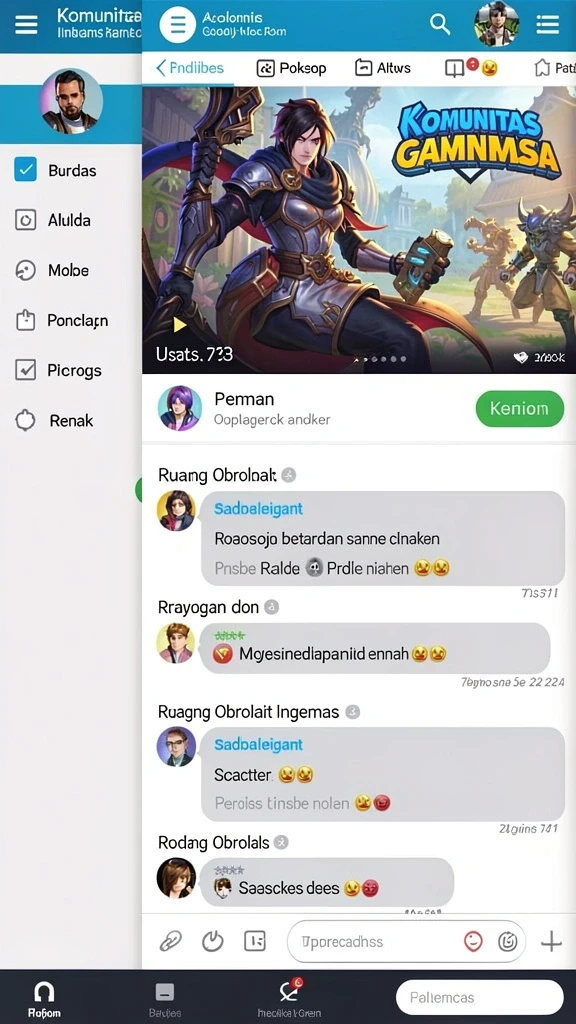 lion4d - Karakter-karakter unik yang bisa dipilih pemain.